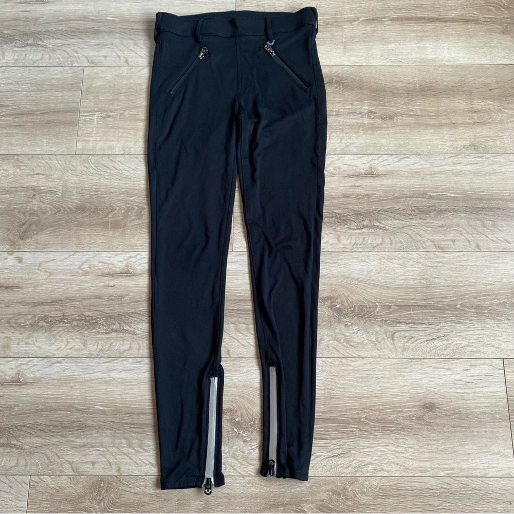 True Religion Jeggings jean leggings zipper ankle black XS